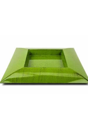 Zelený tanier štvorcového tvaru 40cm