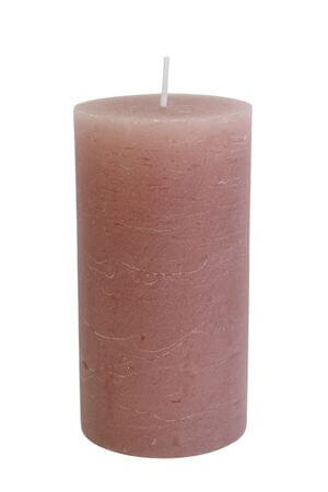Rózsaszín gyertya 13cm