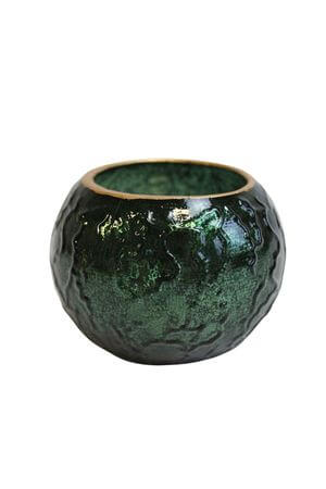 Zöld gyertyatartó tealámpához 9cm