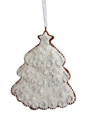 Mézeskalács fa karácsonyfadísz 10cm