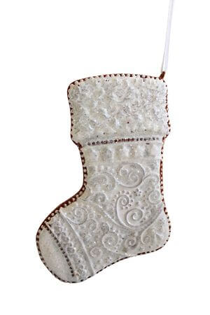 Mézeskalács karácsonyfadísz Zokni 10cm