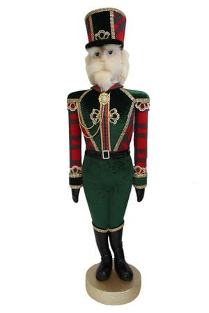 Tradičný zeleno červený Luskáčik 105cm