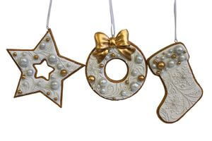 Perníkové vianočné ozdoby 3-set