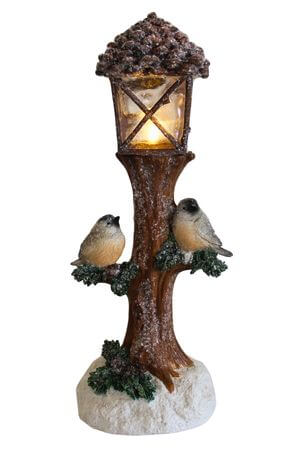 Világító lámpa madarakkal 30cm