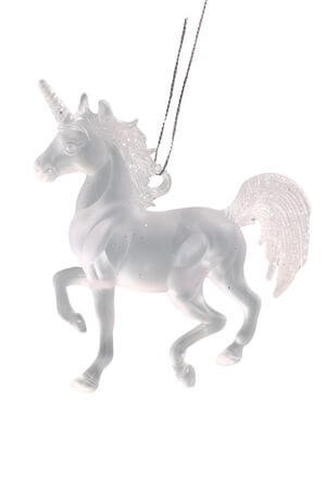 Karácsonyi dísz egyszarvú 10cm