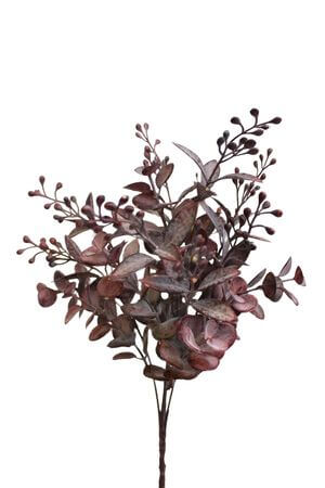 Bordový zápich s bobuľkami 38cm