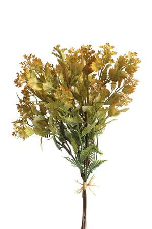 Oranžovo zelený zväzok achileí 40cm