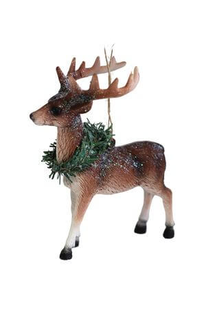 Natur vianočná ozdoba jeleň 12cm