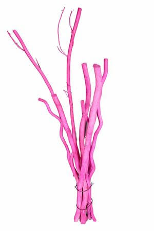 Růžové dekorační větve 9ks