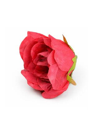 Vörös rózsafejek 12db 8cm