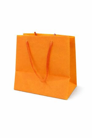 Oranžová netkaná darčeková taška 14,5cm