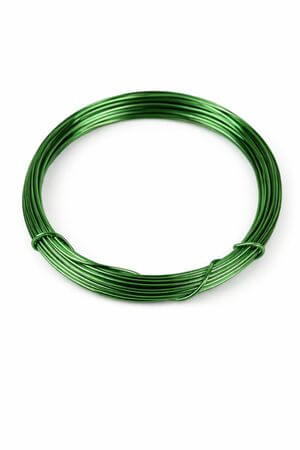 Zelený drát na aranžování 12m