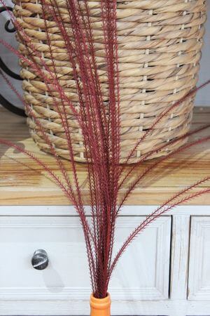 Bordová dekorační tráva 92cm