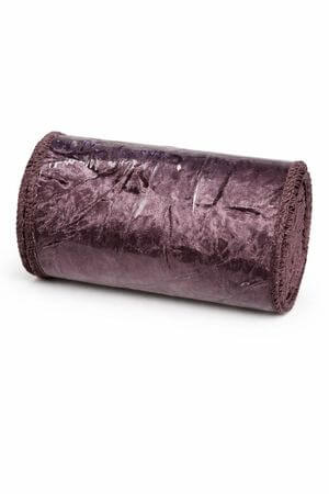 Fáradt lila gyűrt bársonyszalag 12cm széles