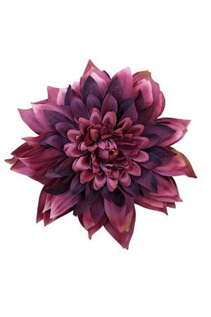 Lila dália művirág 24cm  