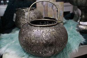 Antik ezüst lámpás fogantyúval 31cm 