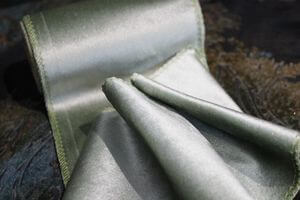 Zöld bársonyszalag 12cm x 2m