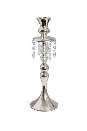 Strieborný luxusný svietnik 36 cm