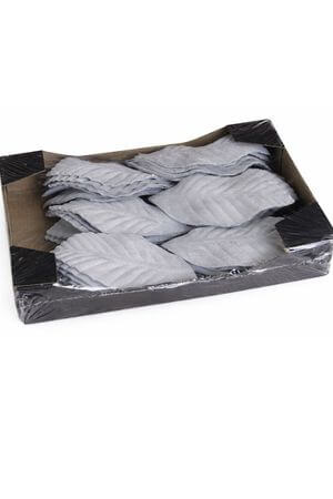 Szürke matt levelek 30db 13cm