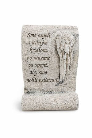 Sivá tabuľka zvitok s nápisom 12cm