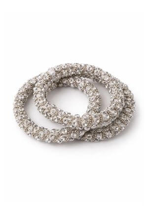 Ezüst színű díszes szalvétagyűrűk 5cm 