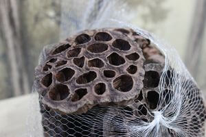 Barna szárított lótuszvirág 12db