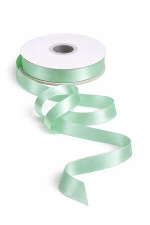 Zelená pastelová saténová stuha 2cm