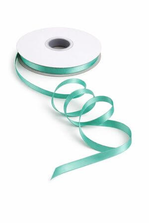 Zelená ,,Tropik" saténová stuha 1cm 50m