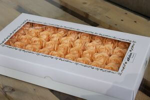 Barack szappanrózsa 50db 6cm