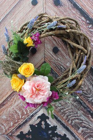 Provence veniec na dvere 50 cm