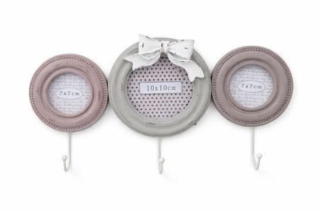 Pasztell színű vintage képkeret akasztóval 