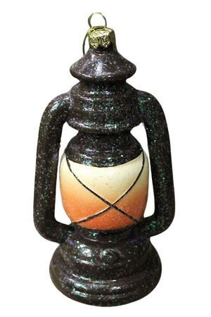 Klasszikus lámpás karácsonyfadísz 14cm