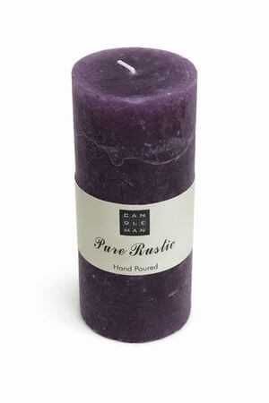 Fialová svíčka 15cm