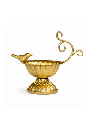 Arany Aladin gyertyatartó 20cm