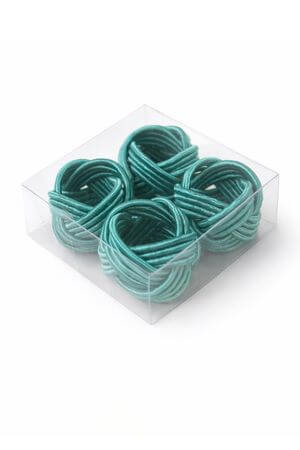 Tykrysové prsteny na ubrousky 4-set 5cm