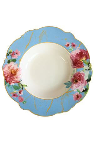 Porcelán mélytányér Summer 23cm