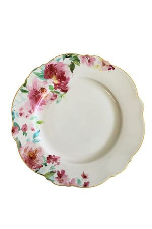 Sekély desszertes porcelán tányér Summer 21cm