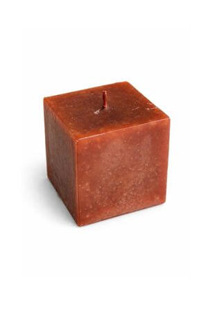 Barna fahéjas illatgyertya 7cm