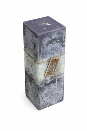 Antracit színű illatgyertya 20cm