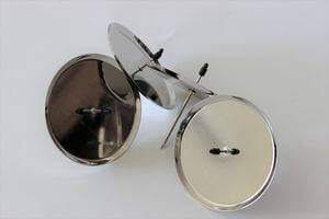 Stříbrné bodce na svíčku 8cm 4-set