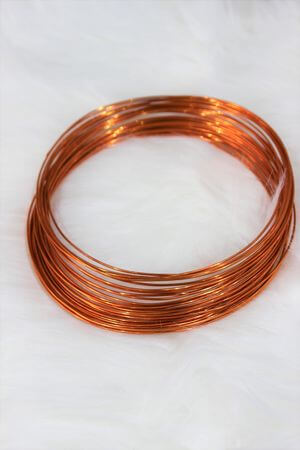 Narancssárga alumínium drót dekorálásra 1mm x 10m