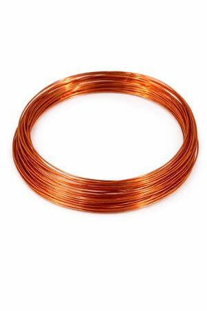 Oranžový hliníkový drôt na aranžovanie 1mm x 10m