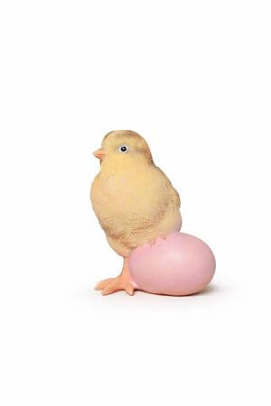 Húsvéti tojás és csibe 10cm