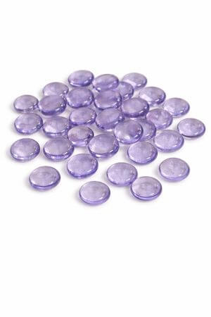 Kör alakú lila cabochon 1,5 cm 250g