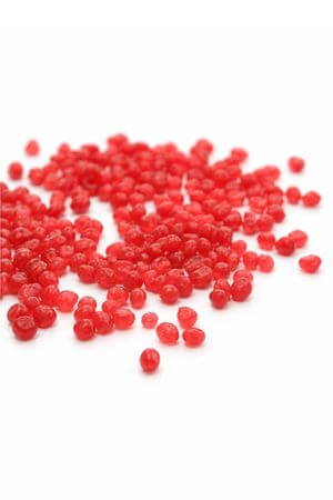 Červené dekoračné guličky 550g