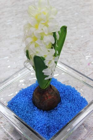 Modré dekorační kuličky 550g