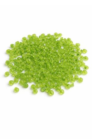 Bledě zelené dekorační kuličky 550g