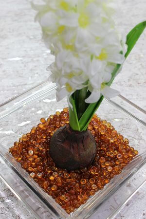 Kör alakú barna cabochon 0,7 cm 200g