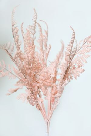 Růžová umělá kapradina 45cm