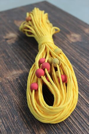 Sárga díszmadzag 20m